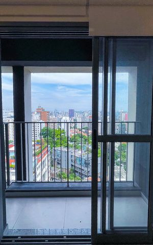 Studio à venda com 26m², 1 quarto e sem vaga Studio à venda com 26m², 1 quarto e sem vagaVaranda
