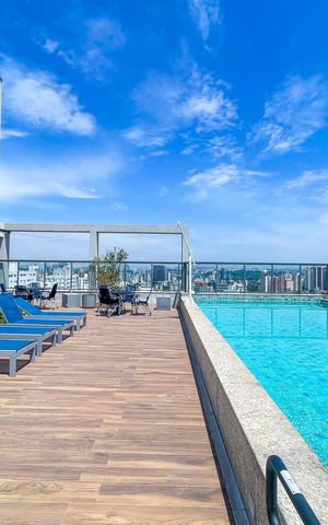 Studio à venda com 26m², 1 quarto e sem vaga Studio à venda com 26m², 1 quarto e sem vagaÁrea comum - Piscina