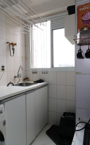 Apartamento à venda com 60m², 3 quartos e 1 vagaÁrea de Serviço