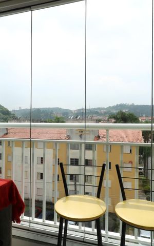 Apartamento à venda com 60m², 3 quartos e 1 vagaVaranda