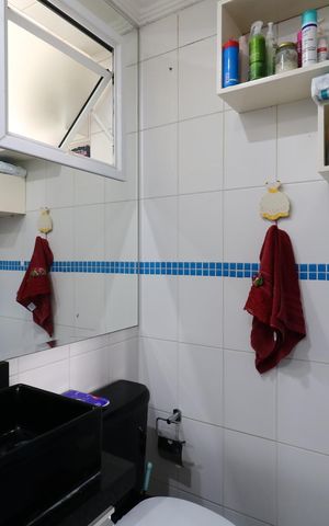 Apartamento à venda com 60m², 3 quartos e 1 vagaBanheiro