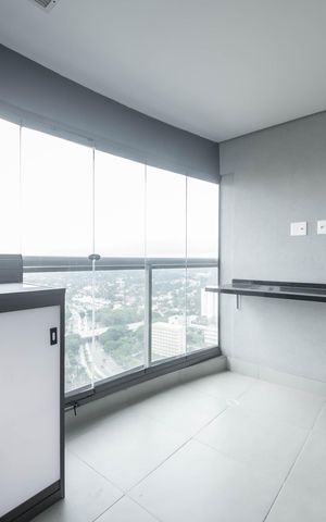 Studio para alugar com 32m², 1 quarto e 1 vagaVaranda