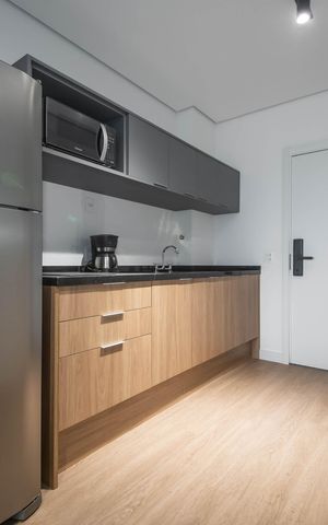 Studio para alugar com 32m², 1 quarto e 1 vagaCozinha