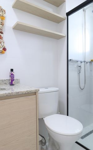 Studio à venda com 27m², 1 quarto e 1 vagaBanheiro