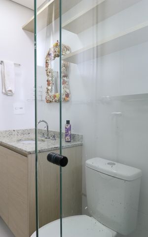 Studio à venda com 27m², 1 quarto e 1 vagaBanheiro