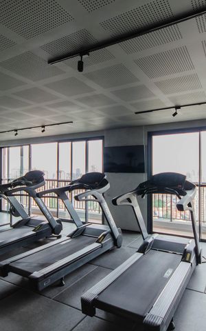 Studio à venda com 26m², 1 quarto e sem vaga Studio à venda com 26m², 1 quarto e sem vagaÁrea comum - Academia