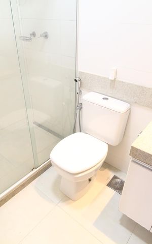 Apartamento para alugar com 85m², 3 quartos e 2 vagasBanheiro da Suíte