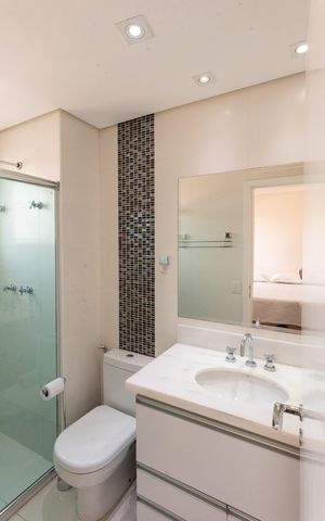 Apartamento à venda com 138m², 3 quartos e 2 vagas Apartamento à venda com 138m², 3 quartos e 2 vagasBanheiro da Suíte 3