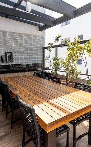 Apartamento à venda com 34m², 1 quarto e sem vaga Apartamento à venda com 34m², 1 quarto e sem vagaVaranda gourmet