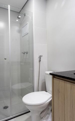 Apartamento à venda com 34m², 1 quarto e sem vaga Apartamento à venda com 34m², 1 quarto e sem vagaBanheiro