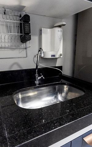 Apartamento à venda com 34m², 1 quarto e sem vaga Apartamento à venda com 34m², 1 quarto e sem vagaCozinha