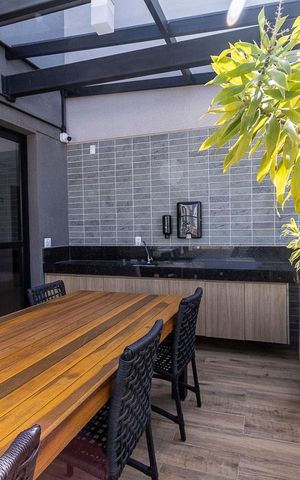 Apartamento à venda com 34m², 1 quarto e sem vaga Apartamento à venda com 34m², 1 quarto e sem vagaÁrea comum - Salão de festas