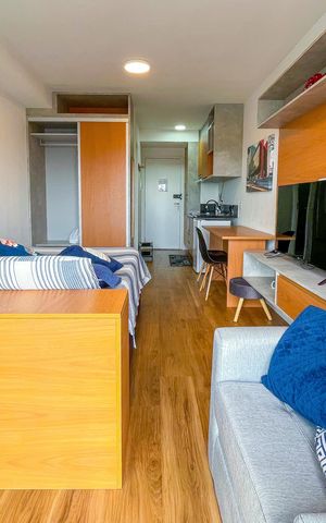 Studio à venda com 37m², 1 quarto e sem vaga Studio à venda com 37m², 1 quarto e sem vagaStudio