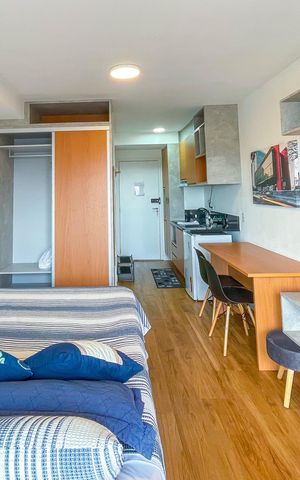 Studio à venda com 37m², 1 quarto e sem vaga Studio à venda com 37m², 1 quarto e sem vagaStudio