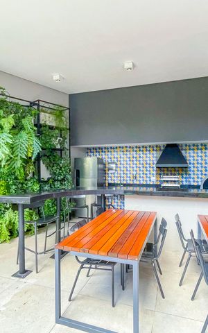 Studio à venda com 37m², 1 quarto e sem vaga Studio à venda com 37m², 1 quarto e sem vagaÁrea comum - Churrasqueira