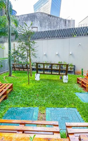 Studio à venda com 37m², 1 quarto e sem vaga Studio à venda com 37m², 1 quarto e sem vagaÁrea comum - Jardim