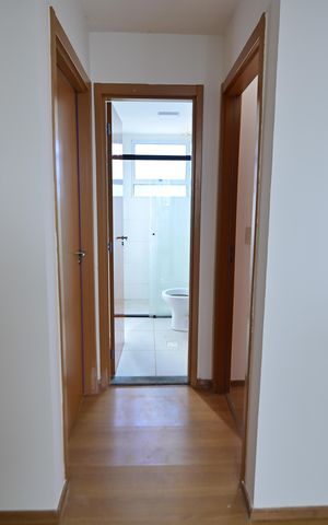 Apartamento para alugar com 43m², 2 quartos e 1 vaga Apartamento para alugar com 43m², 2 quartos e 1 vagaCorredor para os Quartos