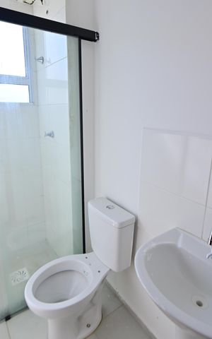 Apartamento para alugar com 43m², 2 quartos e 1 vaga Apartamento para alugar com 43m², 2 quartos e 1 vagaBanheiro