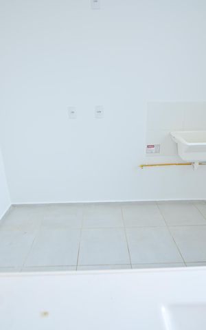 Apartamento para alugar com 43m², 2 quartos e 1 vaga Apartamento para alugar com 43m², 2 quartos e 1 vagaCozinha e Área de Serviço