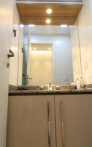 Apartamento para alugar com 94m², 3 quartos e 1 vagaBanheiro Social