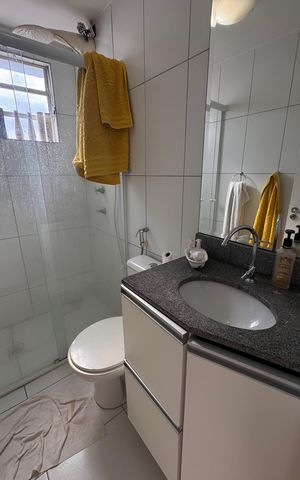Apartamento à venda com 45m², 2 quartos e 1 vaga Apartamento à venda com 45m², 2 quartos e 1 vagaBanheiro