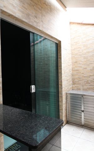 Casa de condomínio para alugar com 120m², 2 quartos e 1 vagaChurrasqueira