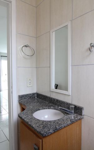 Casa de condomínio para alugar com 120m², 2 quartos e 1 vagaLavabo da sala