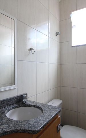 Casa de condomínio para alugar com 120m², 2 quartos e 1 vagaLavabo da sala