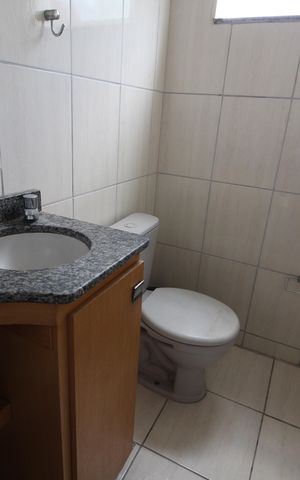 Casa de condomínio para alugar com 120m², 2 quartos e 1 vagaLavabo da sala