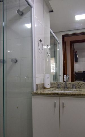 Apartamento à venda com 100m², 3 quartos e 1 vaga Apartamento à venda com 100m², 3 quartos e 1 vagaBanheiro Social