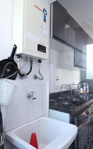 Apartamento para alugar com 64m², 2 quartos e 1 vagaCozinha e Área de Serviço