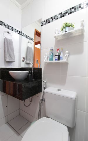 Apartamento para alugar com 55m², 2 quartos e 1 vagaBanheiro Social
