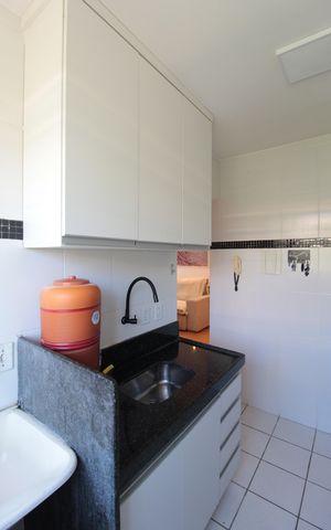 Apartamento para alugar com 55m², 2 quartos e 1 vagaCozinha e Área de Serviço