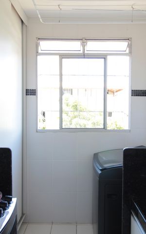 Apartamento para alugar com 55m², 2 quartos e 1 vagaCozinha e Área de Serviço