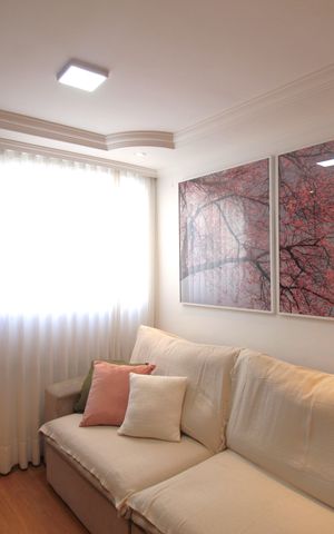 Apartamento para alugar com 55m², 2 quartos e 1 vagaSala