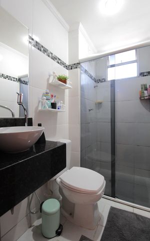 Apartamento para alugar com 55m², 2 quartos e 1 vagaBanheiro Social