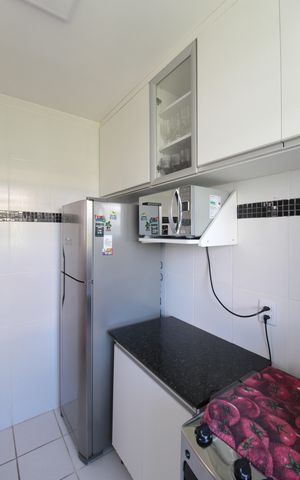 Apartamento para alugar com 55m², 2 quartos e 1 vagaCozinha e Área de Serviço