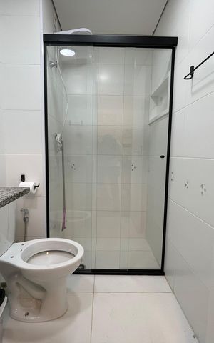 Studio à venda com 25m², 1 quarto e 1 vaga Studio à venda com 25m², 1 quarto e 1 vagaBanheiro