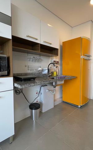Studio à venda com 25m², 1 quarto e 1 vaga Studio à venda com 25m², 1 quarto e 1 vagaCozinha