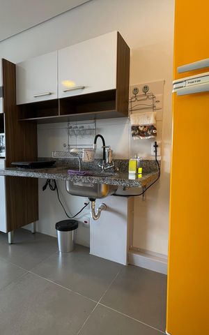 Studio à venda com 25m², 1 quarto e 1 vaga Studio à venda com 25m², 1 quarto e 1 vagaCozinha