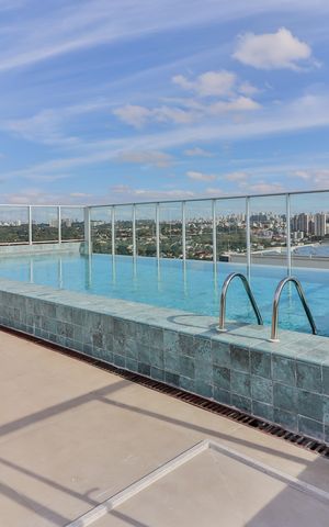 Studio à venda com 25m², 1 quarto e 1 vaga Studio à venda com 25m², 1 quarto e 1 vagaÁrea comum - Piscina