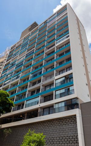 Apartamento para alugar com 33m², 1 quarto e 1 vaga Apartamento para alugar com 33m², 1 quarto e 1 vagaFachada