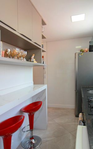 Apartamento à venda com 63m², 2 quartos e 1 vagaCozinha