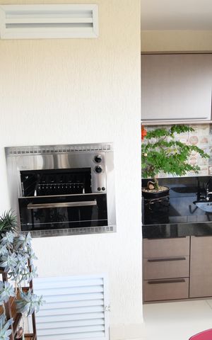 Apartamento à venda com 131m², 3 quartos e 3 vagasSala - Sacada Churrasqueira