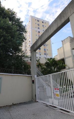Apartamento à venda com 48m², 2 quartos e 1 vagaFachada e portaria