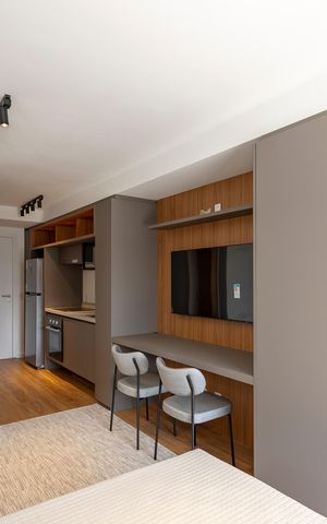 Studio à venda com 33m², 1 quarto e sem vaga Studio à venda com 33m², 1 quarto e sem vagaStudio
