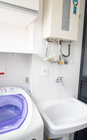 Studio para alugar com 27m², 1 quarto e 1 vaga Studio para alugar com 27m², 1 quarto e 1 vagaÁrea de Serviço