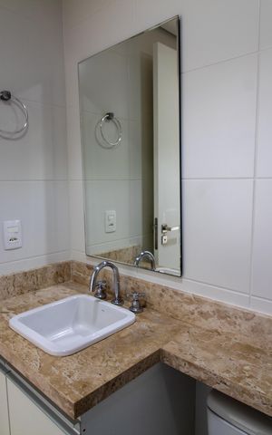 Studio para alugar com 27m², 1 quarto e 1 vaga Studio para alugar com 27m², 1 quarto e 1 vagaBanheiro