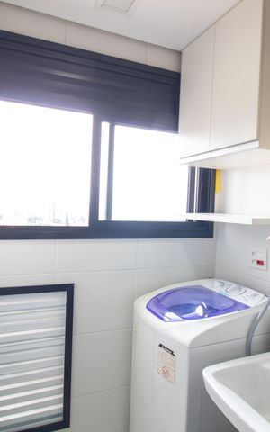 Studio para alugar com 27m², 1 quarto e 1 vaga Studio para alugar com 27m², 1 quarto e 1 vagaÁrea de Serviço