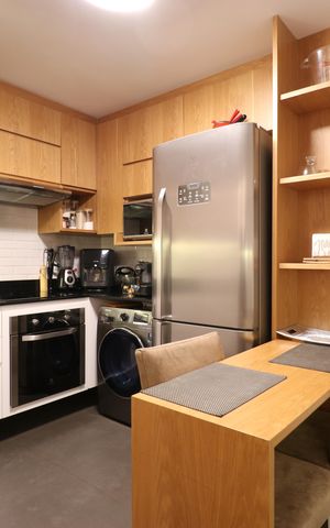 Apartamento à venda com 62m², 2 quartos e 2 vagasCozinha e Área de Serviço